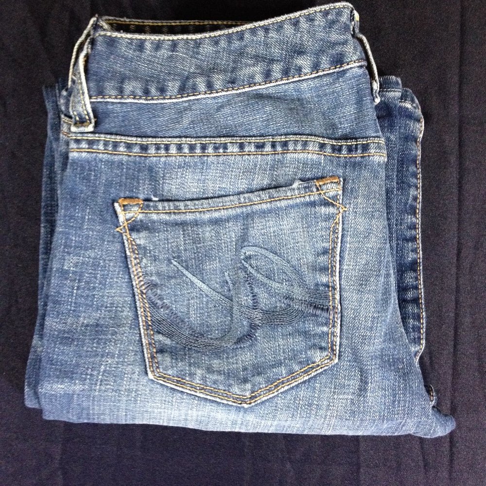 X2 Bootcut Blue Jeans W10, Sz 6L,28x32